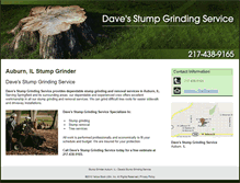 Tablet Screenshot of davesstumpgrinding.com